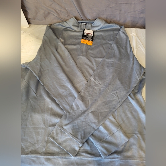 Kirkland Signature Light Blue Quarter-Zip Pullover, Size XXL - Picture 6 of 7
